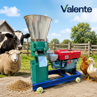 Granulateur d'aliments pour animaux à bas prix, machine à granulés d'aliments pour animaux avec moteur diesel pour l'élevage de volailles en Afrique