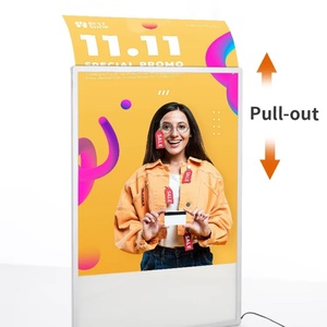Wall Poster Display <b>Advertising</b> <b>Light</b> <b>Box</b> Acrylic Crystal Restaurant Menu Sign Board <b>Light</b> <b>Box</b> - Product Image 3