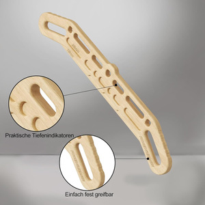Tabla de escalada de madera San Shuo de 25 mm con indicadores de profundidad de 16 mm para entrenamiento de escalada en interiores - Product Image 1