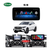12,3 pulgadas Auto Carplay Liush navegación GPS Multimedia para Benz Clase C GLC W205 2015-2018 Radio de coche pantalla táctil con Android