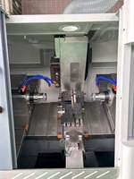 Torno CNC de Bancada Inclinada Horizontal LICHI LC-X36SD con Doble Husillo, GSK, Control FANUC, Certificación CE, Bajo Costo de Mantenimiento, Nuevo