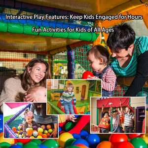 Equipo de patio interior para niños que cumple con BSCI, carreras de obstáculos suaves para niños con integración de aprendizaje STEM - Product Image 3