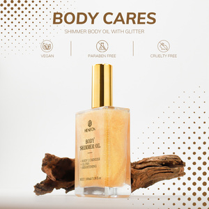Etiqueta privada al por mayor 24K aceite de bronceado de oro blanqueamiento cara brillo <span class=keywords><strong>Spray</strong></span> impermeable cuerpo brillo aceite cuerpo brillo - Product Image 3