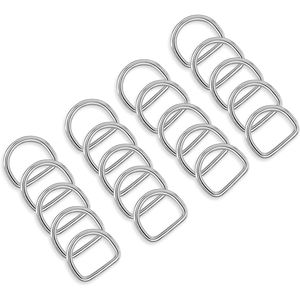 Anillos de hebilla tipo D de acero inoxidable 304 M3 M4 M5 M6 M8 hebillas de anillo sólido soldado Metal Loop D Ring Hardware con acabado pulido - Product Image 5