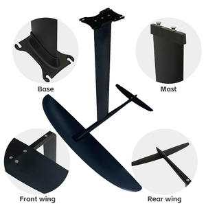超軽量GY1050炭素繊維水中翼船105 * 17cmフロントウィングサーフィン箔ウォータースポーツ電動サーフボード水中翼船 - Product Image 3