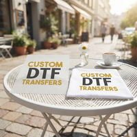 Transferts DTF personnalisés de haute qualité en gros pour usine, motifs d'impression prêts à poser, autocollants de transfert thermique DTF pour T-shirts