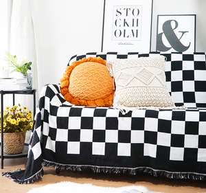 Couverture de canapé en tissu floral nordique, plaid tissé, <span class=keywords><strong>tapisserie</strong></span>, utilisation quatre saisons, pour voyage et <span class=keywords><strong>chambre</strong></span> à <span class=keywords><strong>coucher</strong></span> - Product Image 1