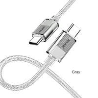 Direct usine et prix bas: 100W PD tressé Transparent Type-C à Type-C Date Câbles-Pour téléphones, ordinateurs portables, tablettes et plus encore et électronique