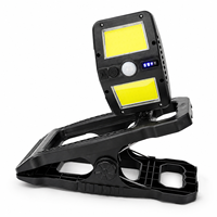Lampe solaire LED à détecteur de mouvement, à clipser, pour extérieur, lampe de sécurité rechargeable, étanche IP44, éclairage activé par le mouvement pour clôture de jardin