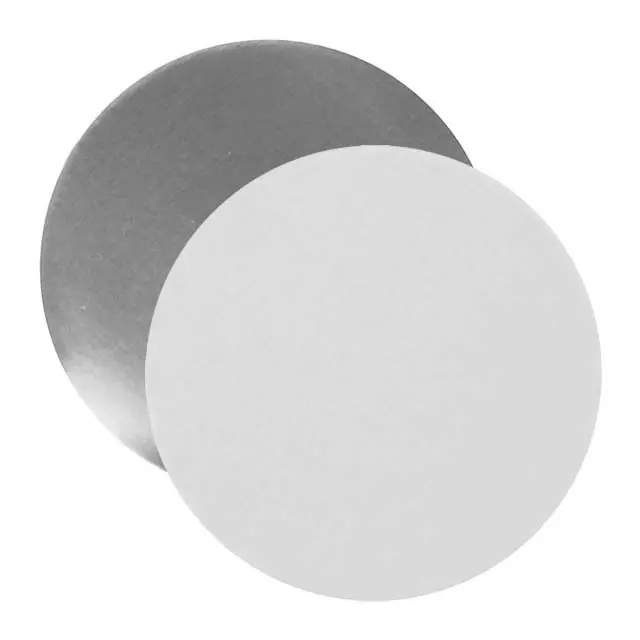 Revestimiento de sello de inducción de papel de aluminio ecológico de fabricante para tarro de PET con tapa de PP de 120mm de diámetro