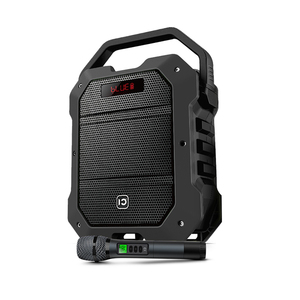 SHIDU in Stock 80W 8 Inch Treble Sound Rechargeable Portable PA Speaker With TWO <b>Wireless</b> <b>Microphone</b> Speaker - Product Image 1
