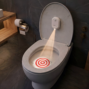 Veilleuse de toilette à détecteur de mouvement, LED RGB à changement de couleur, pour salle de bain, gadget intelligent, unique, cool, drôle, cadeau idéal - Product Image 1