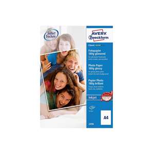 AVERY Zweckform <b>Photo</b> <b>Paper</b> Classic Inkjet 2496 A4 180g 100sheets - Product Image 1