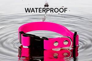 Collar de perro impermeable, duradero, sin olor, ajustable, fácil de limpiar para perros pequeños, medianos y grandes - Product Image 3