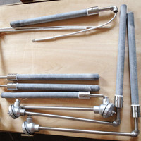 Tabung Pelindung Termokopel Silikon Nitrida SI3N4 Berkualitas Tinggi Haichen OEM IP65 1800C 20/25/30mm
