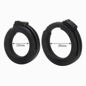 남성용 조절 가능한 실리콘 O형 포피 링, 페니스 링 - Product Image 6