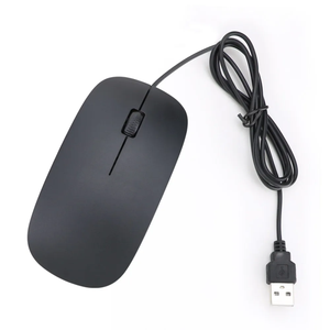 Siêu mỏng 1200dpi <span class=keywords><strong>3D</strong></span> quang USB có dây Chuột LED Backlit Ergonomic chuột siêu mỏng cho chơi game PC máy tính xách tay văn phòng nhà <span class=keywords><strong>Mini</strong></span> Chuột - Product Image 6