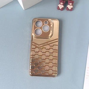 Cho Infinix Hot 40i 30i New đôi chống trượt điện thoại bìa cho <span class=keywords><strong>iPhone</strong></span> 16 15 14 13 Pro max sang trọng mạ điện <span class=keywords><strong>TPU</strong></span> mềm trường hợp điện thoại - Product Image 5