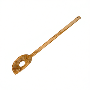 Cuchara de cocina Olivo Line con mango largo de madera y orificio para colgar, utensilio de cocina - Product Image 2