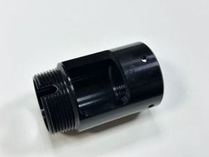 Adaptateur de pièces d'usinage CNC de marque Taiwan usinage filetage noir anodisé 580-1519 - Product Image 6