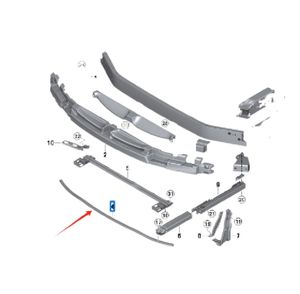 El parachoques delantero pequeño 51117301578 es adecuado para BMW <span class=keywords><strong>MINI</strong></span> ONE F55 F56 - Product Image 4