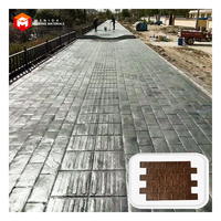 Moules à béton d'estampage de ciment Silicone de polyuréthane coloré pour carreaux de sol Moules à galets Moules d'estampage de béton pour béton