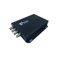 Transmetteur et récepteur vidéo optique analogique CCTV 4 ports