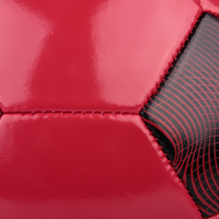 Ballon de football durable matériel de loisirs du Vietnam de 280-320g de PVC rouge jaune pour la récréation/formation/match
