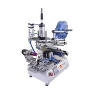 Machine d'étiquetage semi-automatique manuelle pour cartouches AB, applicateur d'étiquettes adhésives pour cartouches plates, bouteille carrée