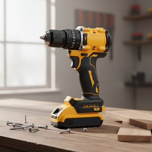 Perceuse à percussion sans fil 21V à moteur sans balais 40N.m 0-1500RPM 2200IPM Mandrin auto-serrant 3/8 po OEM pour le <span class=keywords><strong>bricolage</strong></span> domestique, le <span class=keywords><strong>bois</strong></span> et le métal - Product Image 2