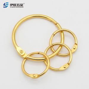 วงแหวนโลหะสีทองสำหรับเข้าเล่มเอกสารแบบขายส่งยี่ห้อ YIWANG - Product Image 2
