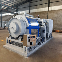 Mini-usine de pyrolyse montée sur skid pour la transformation des déchets en huile, usine de pyrolyse par lots de 1 tonne pour la production de carburant diesel à partir de plastique recyclé - Prix