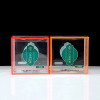 Boîte d'emballage rigide en PP imprimée sur mesure, boîte de présentation en plastique transparente pliable pour l'emballage de cadeaux