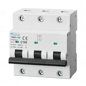 Interruptor en Miniatura TMM1-125 80~100A para Edificios Industriales, Interruptor de Circuito de CC de 100A 3P, Riel DIN - Product Image 1