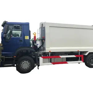 Sino howo 4x2 10 ton kompaktör çöp kamyonu satılık