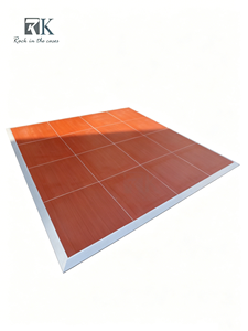 Wholesale Wooden Grain Dance Floor Customized Dance Floor Panel for Wedding Parties - Product Image 1
