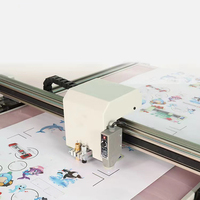 Máquina de corte y plegado de cama plana cnc, lámina de doble cabeza, pegatina de vinilo, máquina de corte plano trazadora en venta