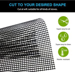 Custom Packaging Outdoor BBQ Grate <b>Grill</b> <b>Mesh</b> Mat <b>for</b> Use <b>for</b> Bbq <b>Grill</b> Mats - Product Image 5