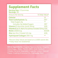 Collagène Glutathion Peau Glow Gummies À Croquer Saveur De Fraise 60pcs Suppléments De Soutien De Beauté
