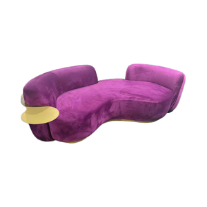 Canapé sectionnel convertible 3 places extensible et rembourré, design de luxe en tissu cachemire, pour salon familial, style Europe <span class=keywords><strong>du</strong></span> <span class=keywords><strong>Nord</strong></span> - Product Image 2