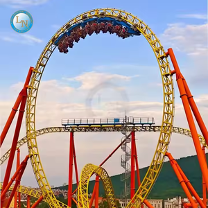 Hot Sale <b>Large</b> Family <b>Roller</b> Coaster Rides Amusement Park Outdoor Playground Durable Fiberglass Steel Material - Product Image 2
