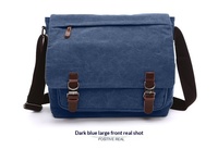 Sac bandoulière en toile tendance pour homme, sacoche décontractée pour ordinateur portable, sac messager rétro, sac à bandoulière croisé pour homme
