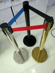 Fabrika toptan Stanchion kemer bariyer korkuluk standı kuyruk kapalı kalabalık kontrolü halat Stanchions - Product Image 3
