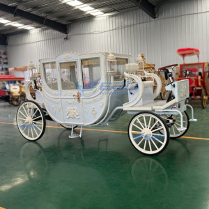 Carruajes Reales al por Mayor a Precio de Fábrica, Carruaje Eléctrico sin Caballos de Cenicienta, Carroza Turística de Princesa Xuchang en Venta - Product Image 3