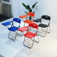 Chaise de formation pliable bon marché, adaptée à l'école, à la maison, à l'hôtel, à la salle de conférence, chaise de formation avec tableau d'écriture