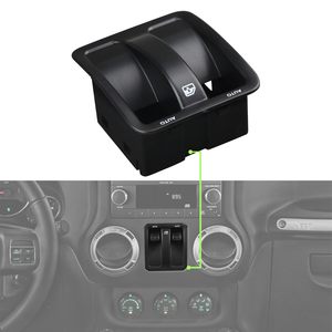 Jeep Wrangler <b>Window</b> Switch Cover 1RP75DX9AC ABS Black Interior Trim <b>Panel</b> - Product Image 2
