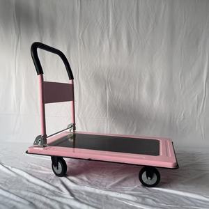 Carros de Acero Antideslizantes Personalizables con Diseño de Cuatro Ruedas para el Transporte de Objetos Personales en Almacenes, Compatible con OEM - Product Image 1