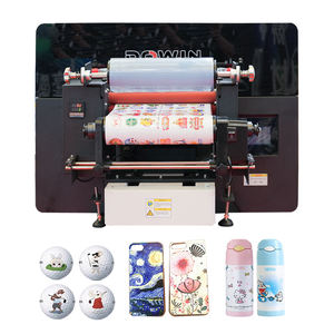 Positionnement visuel A3 vernis de I3200-U1HD officiel impression carte stylo balle de golf verre AB <span class=keywords><strong>Film</strong></span> Logo tasse enveloppe UV DTF imprimante - Product Image 1