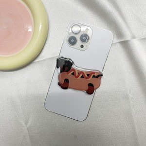 Coque de téléphone antichoc en plastique avec support de bureau pliable et télescopique magnétique, motif chien de dessin animé mignon, Koala Drama Chaser - Product Image 6