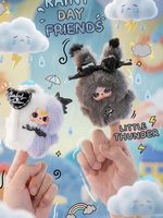 Bébé trois Guide météo en peluche boîte aveugle décoration créative marionnettes à doigt cadeau gros jouets à la mode boîtes à jouets unisexe fait